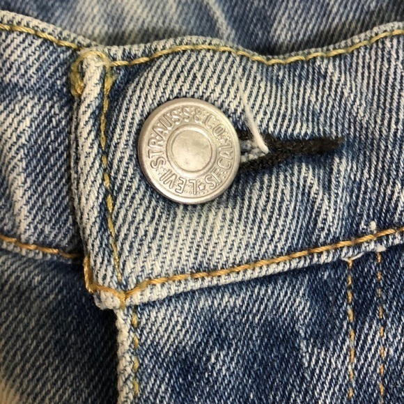 Levi’s 511 bleach distressed shorts W 31 - Picture 2 of 4